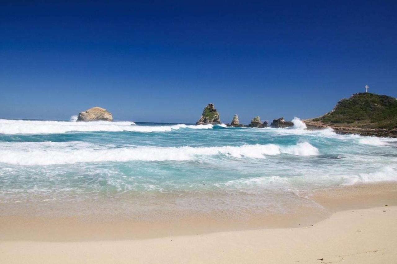 Studio Mojito vue mer av cuve eau et accès plage et piscine ANSE DES ROCHERS Saint-Francois  Esterno foto